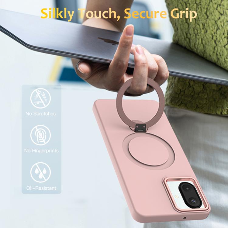 For Samsung Galaxy A07 / M17e / F07e Gen1.5 Pivot Ring Holder TPU Hybrid PC Phone Case