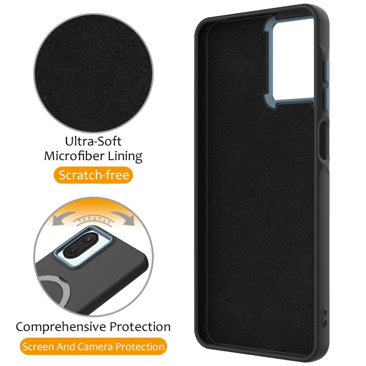 For Samsung Galaxy A07 / M17e / F07e Gen1.5 Pivot Ring Holder TPU Hybrid PC Phone Case
