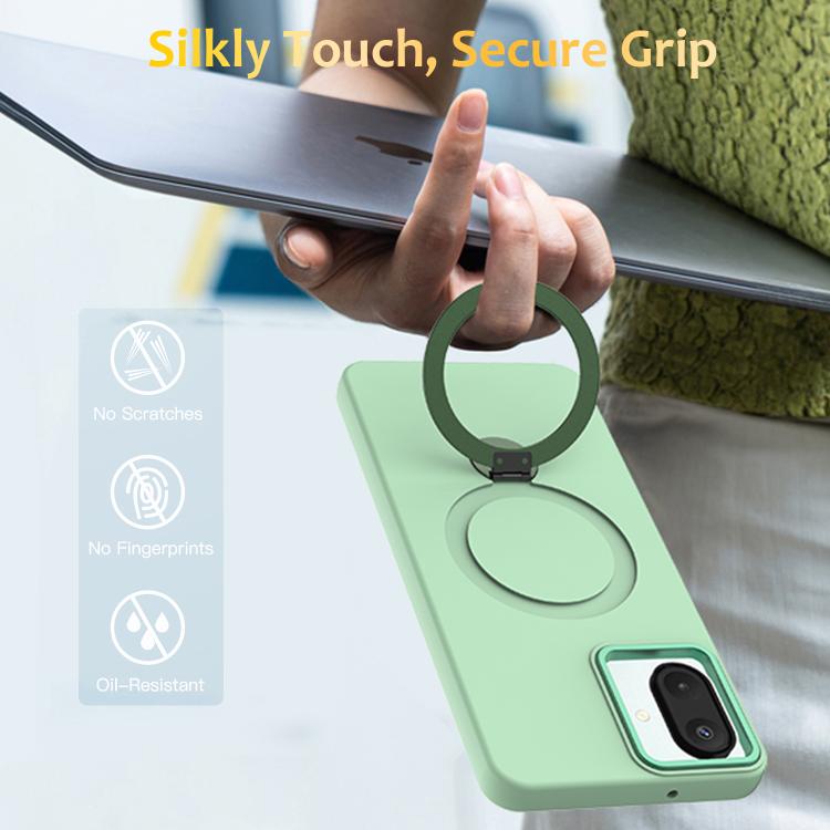 For Samsung Galaxy A07 / M17e / F07e Gen1.5 Pivot Ring Holder TPU Hybrid PC Phone Case