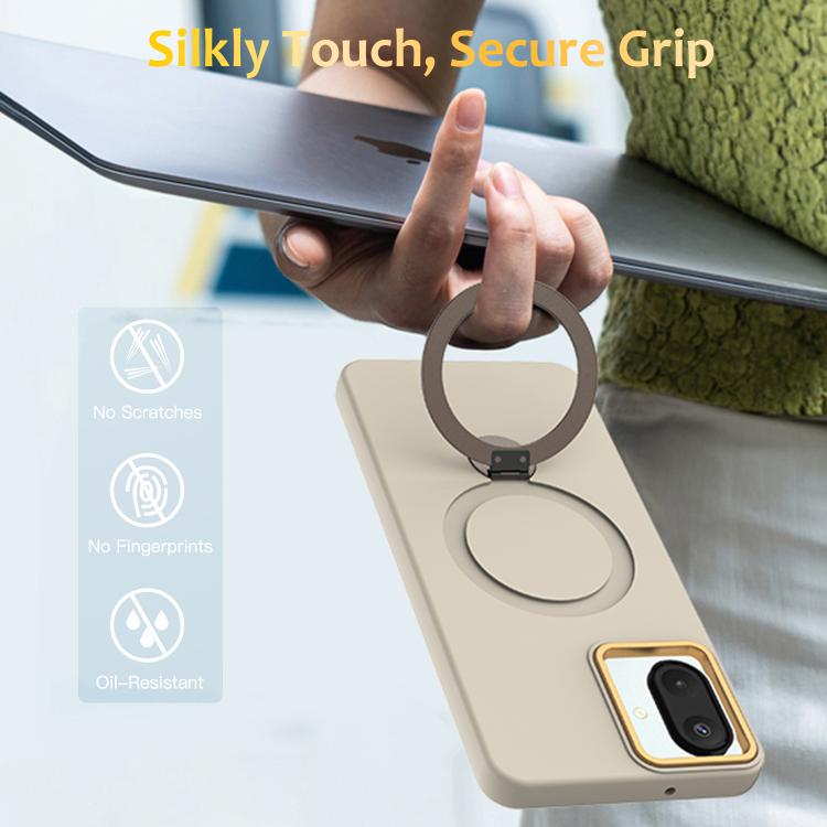 For Samsung Galaxy A07 / M17e / F07e Gen1.5 Pivot Ring Holder TPU Hybrid PC Phone Case