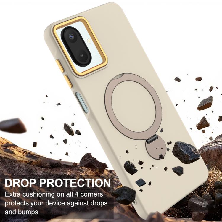 For Samsung Galaxy A07 / M17e / F07e Gen1.5 Pivot Ring Holder TPU Hybrid PC Phone Case