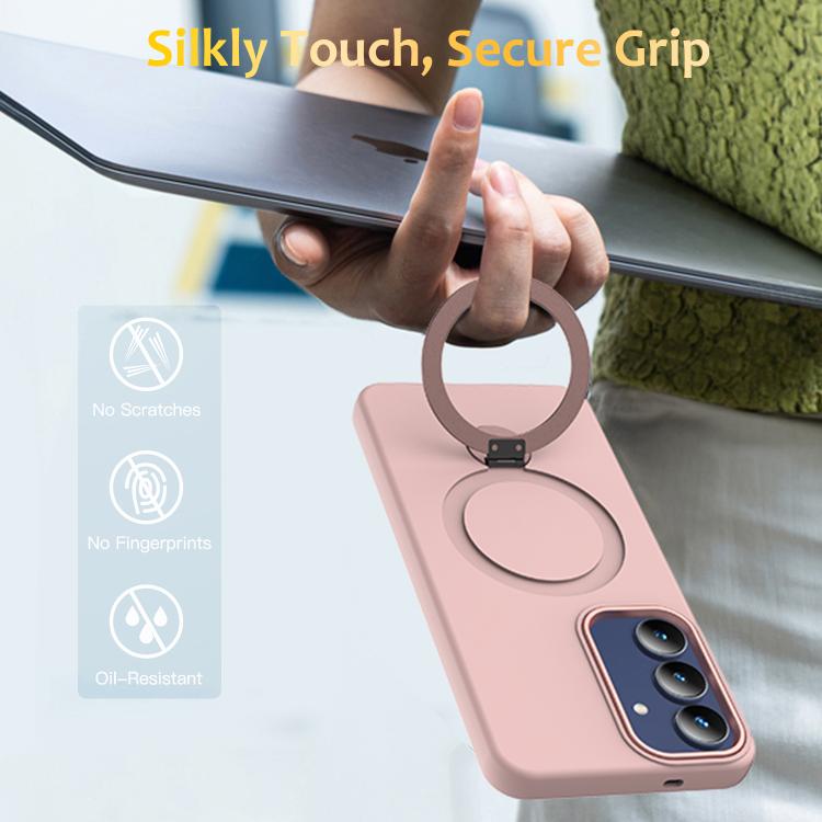 For Galaxy A27 5G Gen1.5 Pivot Ring Holder TPU Hybrid PC Phone Case