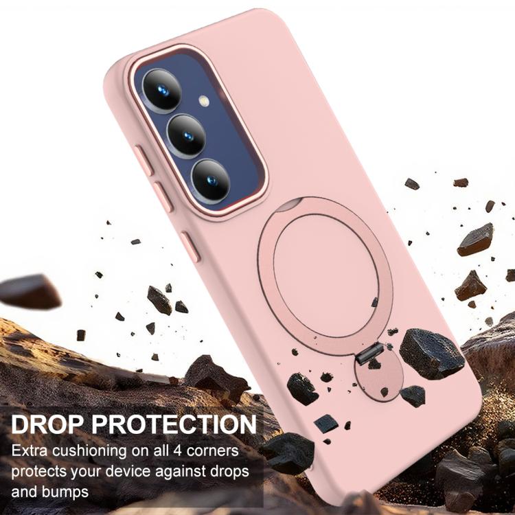 For Galaxy A27 5G Gen1.5 Pivot Ring Holder TPU Hybrid PC Phone Case