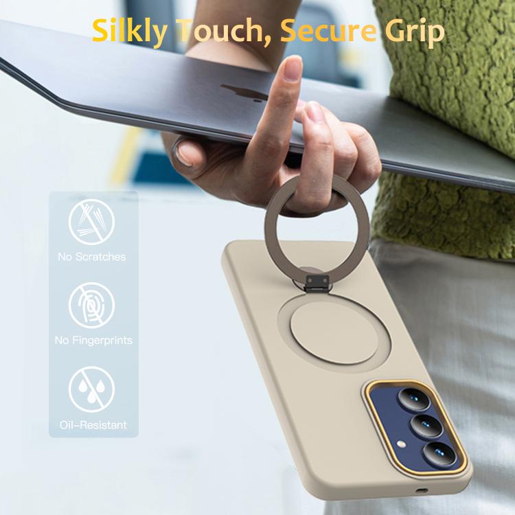 For Galaxy A27 5G Gen1.5 Pivot Ring Holder TPU Hybrid PC Phone Case