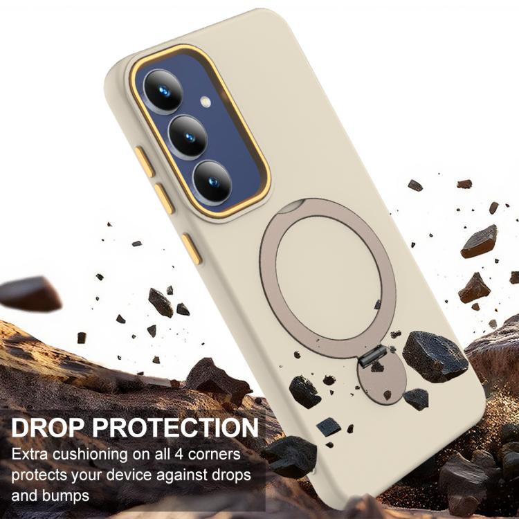 For Galaxy A27 5G Gen1.5 Pivot Ring Holder TPU Hybrid PC Phone Case