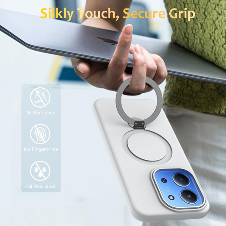 For Redmi 15C 5G / 4G EU 173mm Gen1.5 Pivot Ring Holder TPU Hybrid PC Phone Case