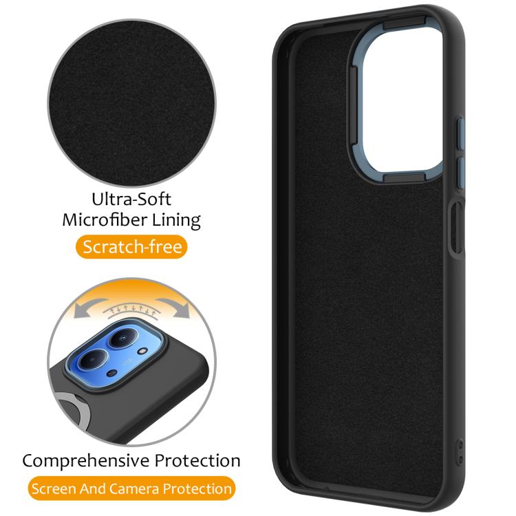 For Redmi 15C 5G / 4G EU 173mm Gen1.5 Pivot Ring Holder TPU Hybrid PC Phone Case