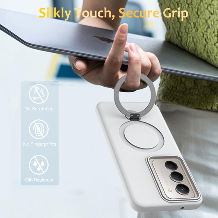 For Redmi 15 5G / 4G EU 171mm Gen1.5 Pivot Ring Holder TPU Hybrid PC Phone Case