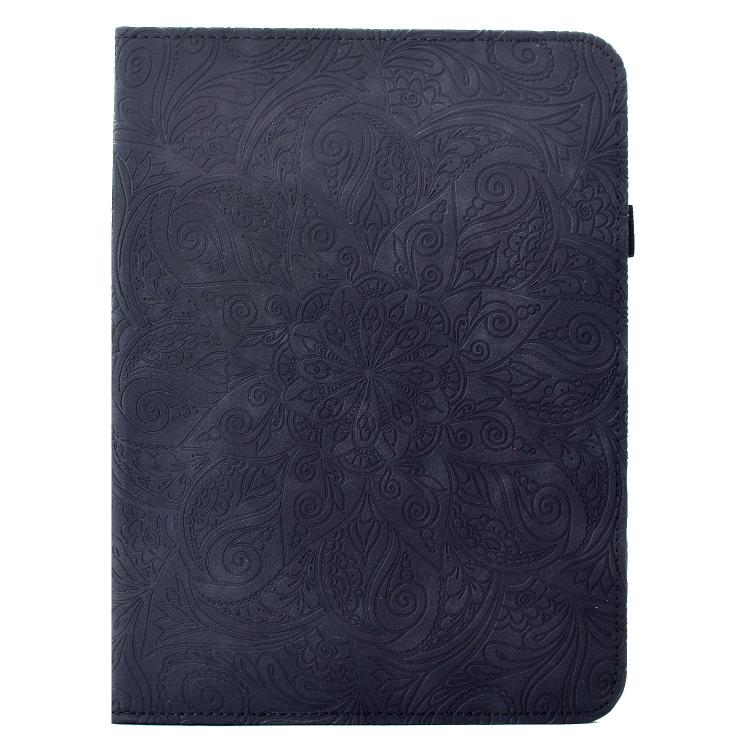 For Samsung Galaxy Tab A11+ / A9+ Rotatable Mandala Embossed Smart Leather Tablet Case