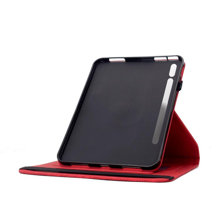 For Samsung Galaxy Tab S10 FE / S9 Rotatable Mandala Embossed Smart Leather Tablet Case