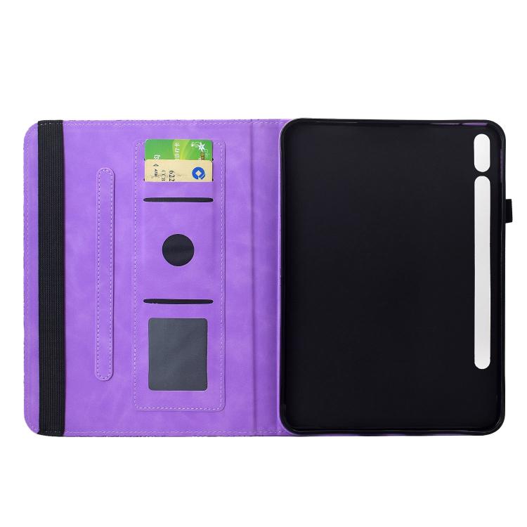 For Samsung Galaxy Tab S10 FE / S9 Rotatable Mandala Embossed Smart Leather Tablet Case