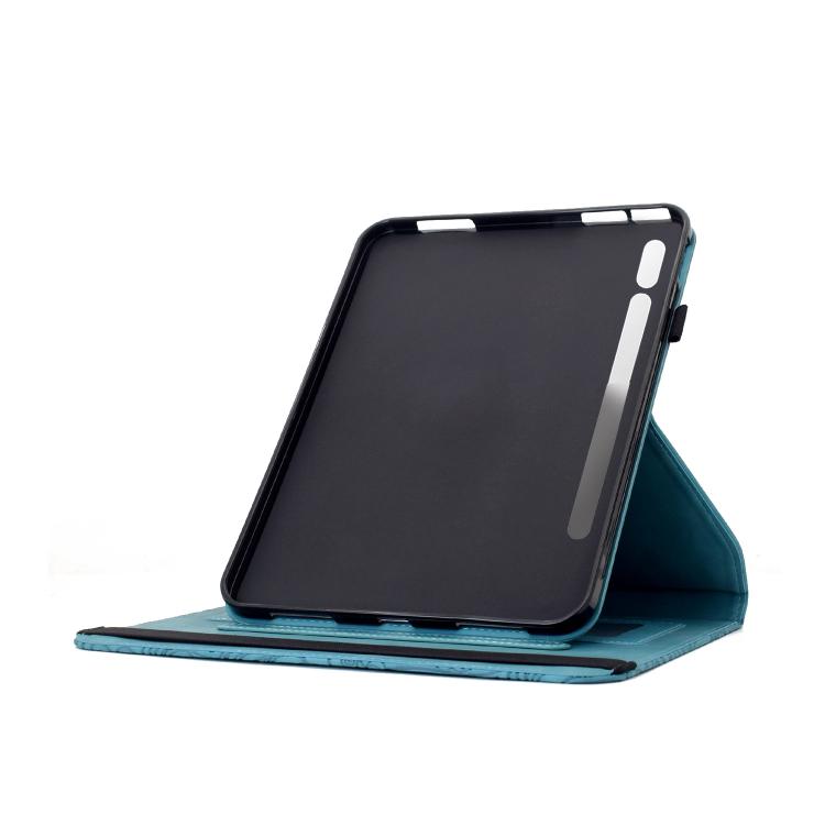 For Samsung Galaxy Tab S11 Rotatable Mandala Embossed Smart Leather Tablet Case