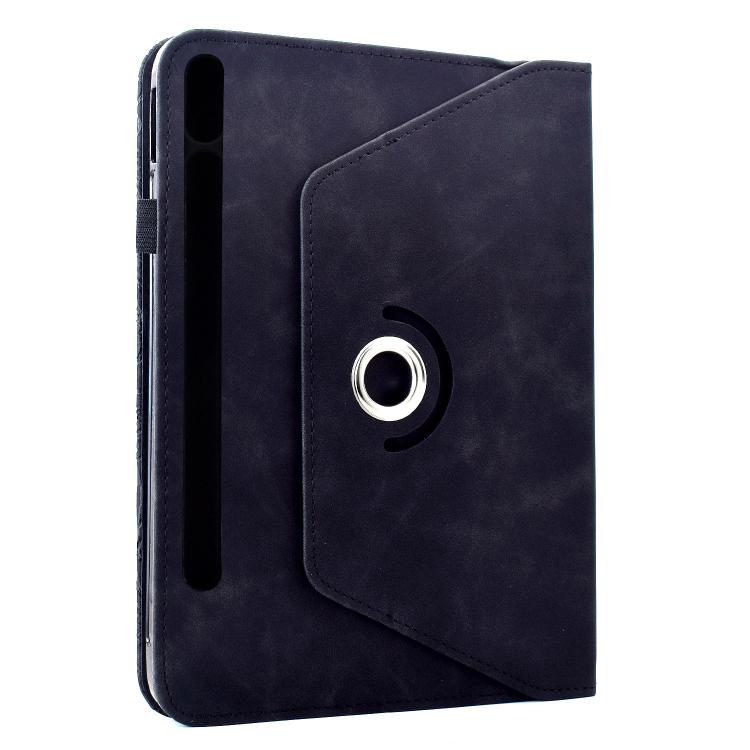 For Samsung Galaxy Tab S11 Rotatable Mandala Embossed Smart Leather Tablet Case