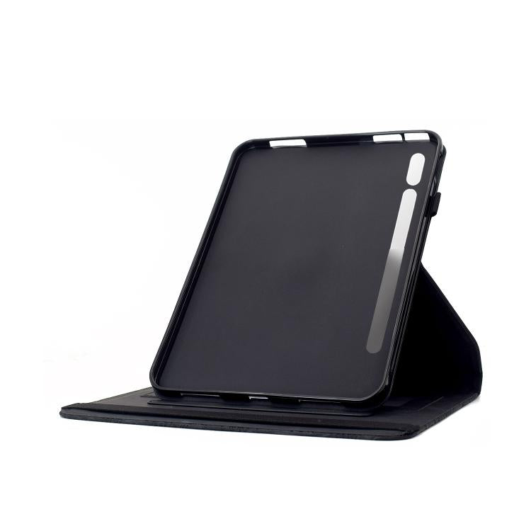 For Samsung Galaxy Tab S11 Rotatable Mandala Embossed Smart Leather Tablet Case