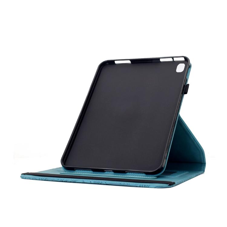 For Samsung Galaxy Tab A7 2020 Rotatable Mandala Embossed Smart Leather Tablet Case