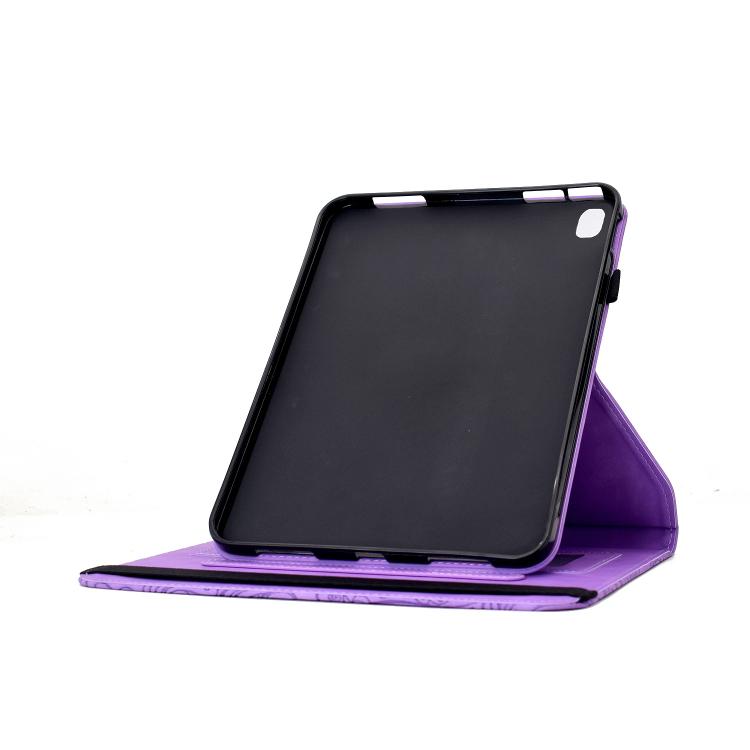 For Samsung Galaxy Tab A7 2020 Rotatable Mandala Embossed Smart Leather Tablet Case