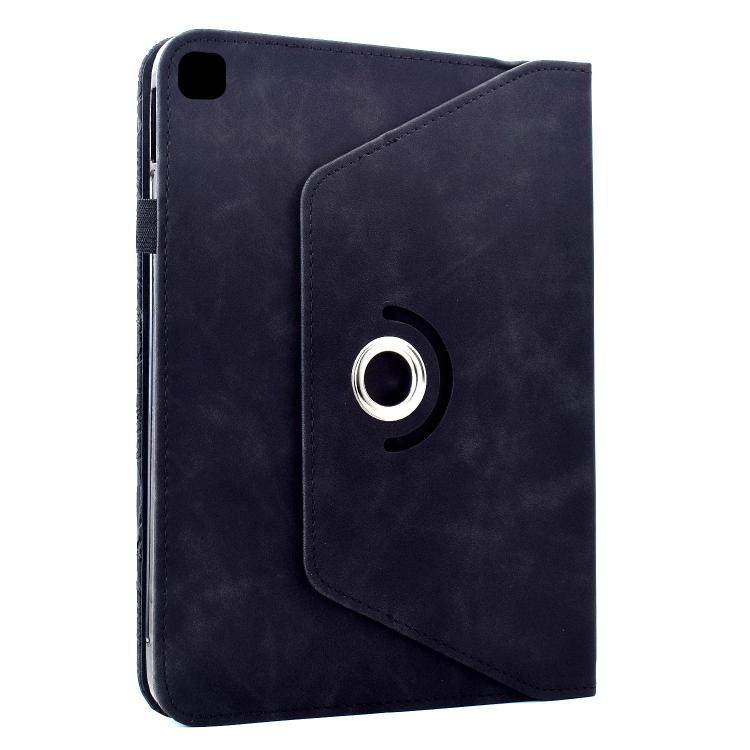 For Samsung Galaxy Tab A7 Lite Rotatable Mandala Embossed Leather Tablet Case