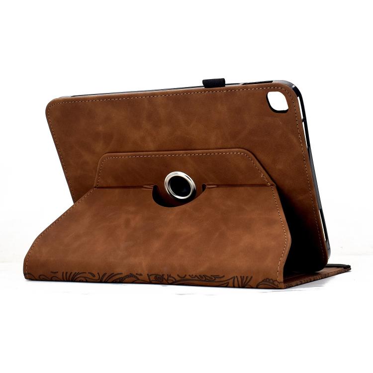 For Samsung Galaxy Tab A 10.1 2019 Rotatable Mandala Embossed Leather Tablet Case