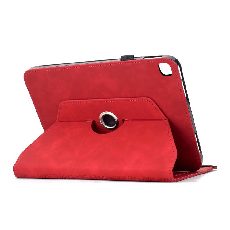For Samsung Galaxy Tab A 10.1 2019 Rotatable Mandala Embossed Leather Tablet Case