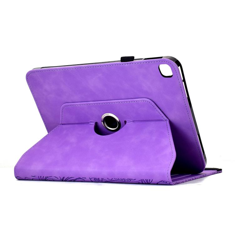 For Samsung Galaxy Tab A 10.1 2019 Rotatable Mandala Embossed Leather Tablet Case