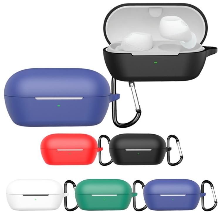 For Sony WF-C710N Solid Color Silicone Earphone Protective Cover with Hook