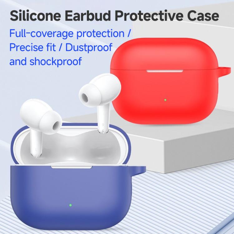 For vivo TWS 5 Solid Color Silicone Earphone Protective Cover with Hook