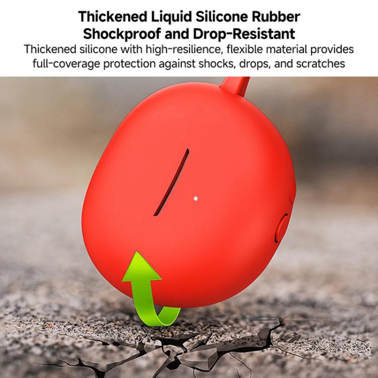 For Honor LCHSE X5s Solid Color Silicone Earphone Protective Cover with Hook