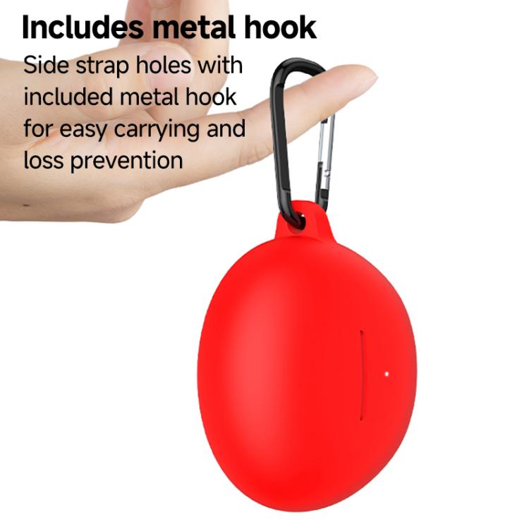 For Honor LCHSE X5s Solid Color Silicone Earphone Protective Cover with Hook
