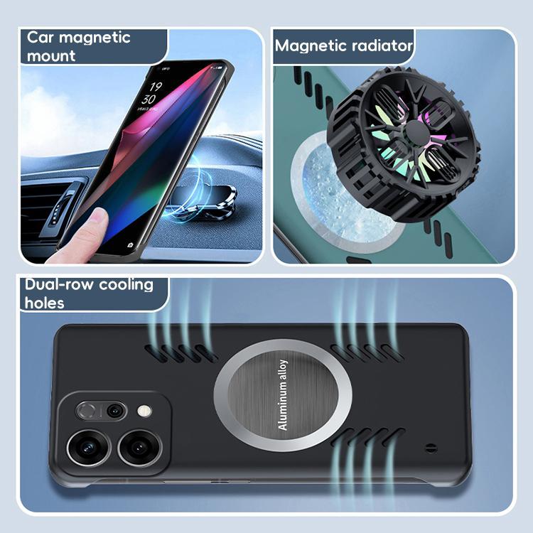 For OPPO Find X9 All-inclusive Lens Frameless Graphene Cooling Phone Case