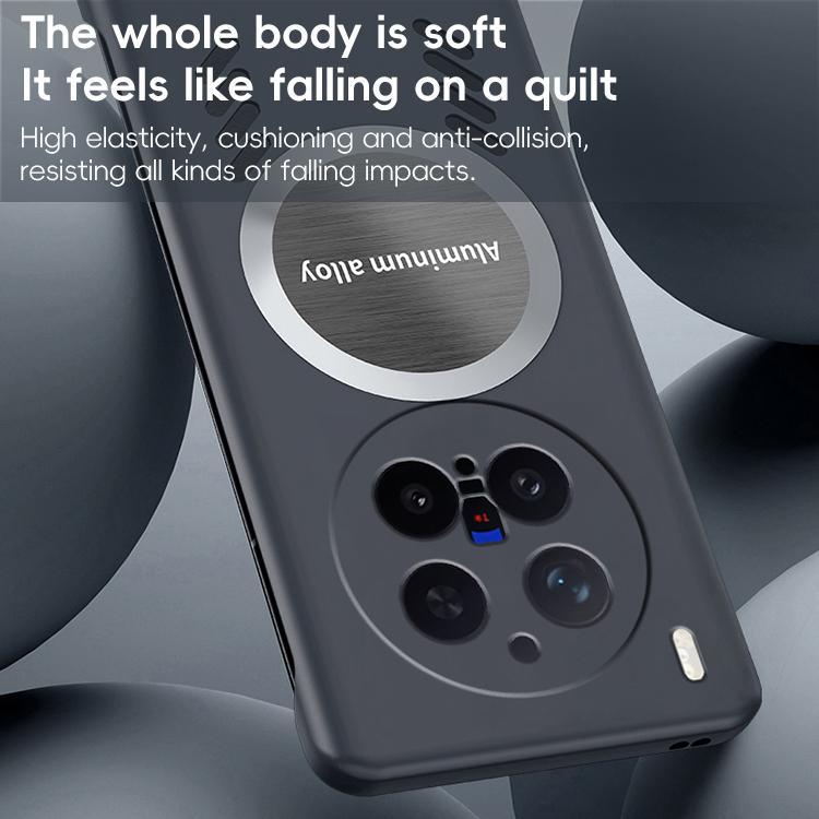 For vivo X300 Pro All-inclusive Lens Frameless Graphene Cooling Phone Case