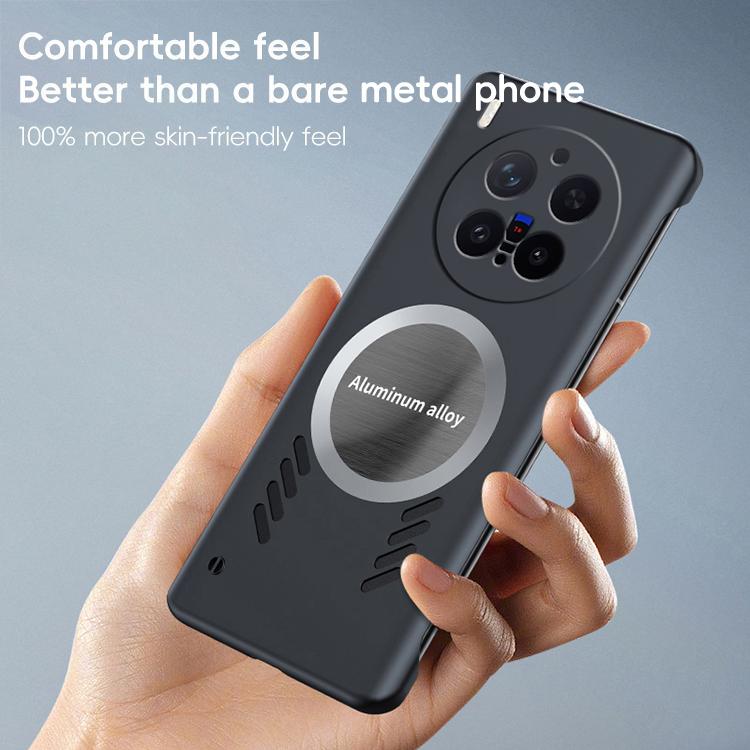 For vivo X300 Pro All-inclusive Lens Frameless Graphene Cooling Phone Case