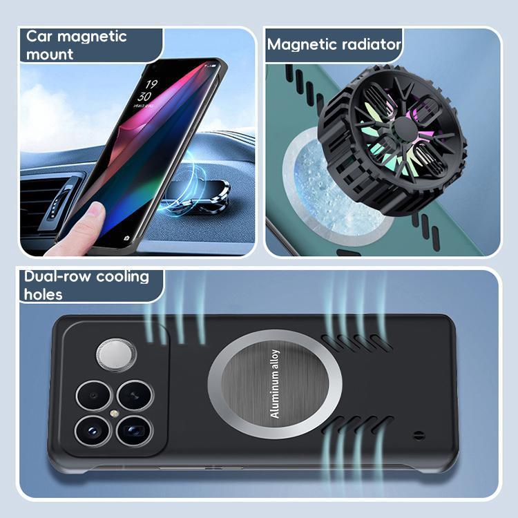 For Redmi K90 Pro Max / Poco F8 Ultra 5G All-inclusive Lens Frameless Graphene Cooling Phone Case