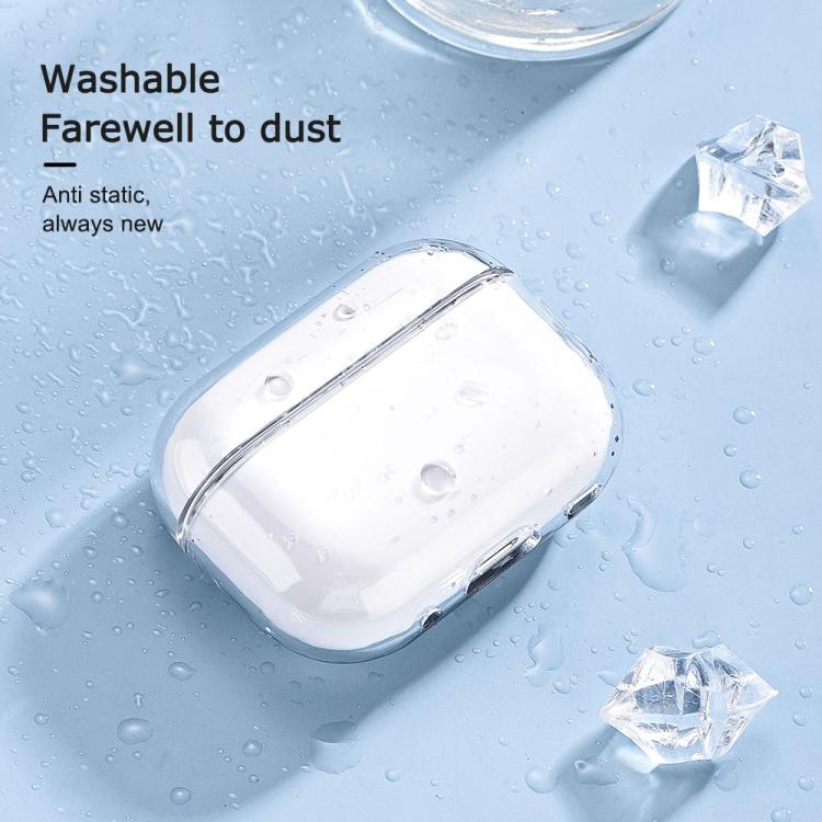 For AirPods Pro 3 Earphone Transparent PC Protective Case
