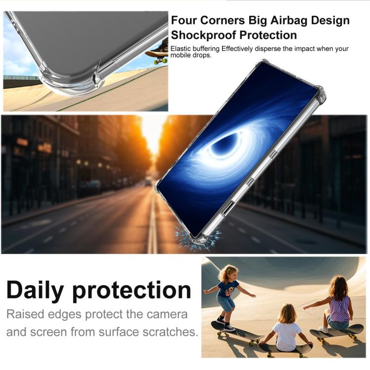 For ZTE nubia RedMagic 11 Pro / 11 Pro+ imak Shockproof Airbag TPU Phone Case - Transparent