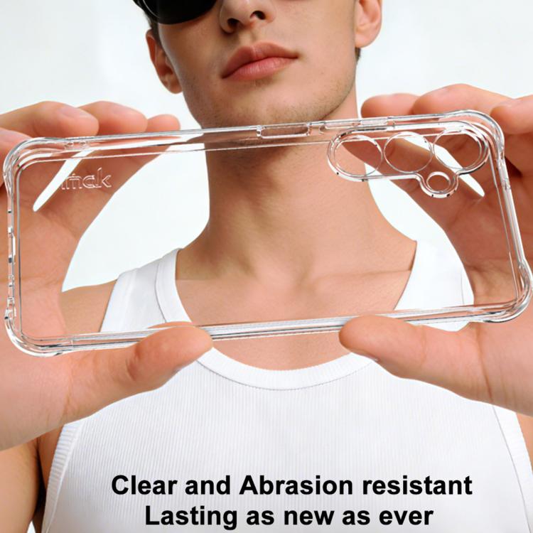 For ZTE nubia V80 Max/Blade V80 Max 4G imak Shockproof Airbag TPU Phone Case - Transparent