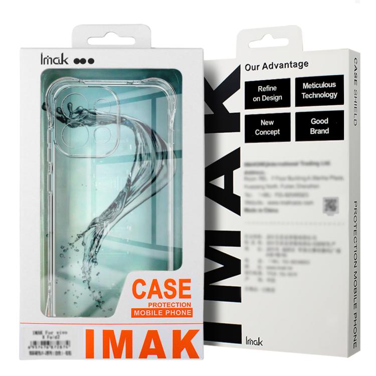 For Honor Magic8 Pro imak Shockproof Airbag TPU Phone Case - Transparent