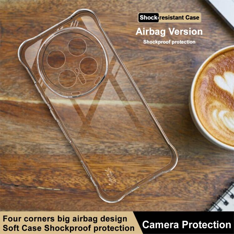 For Honor Magic8 Pro imak Shockproof Airbag TPU Phone Case - Transparent