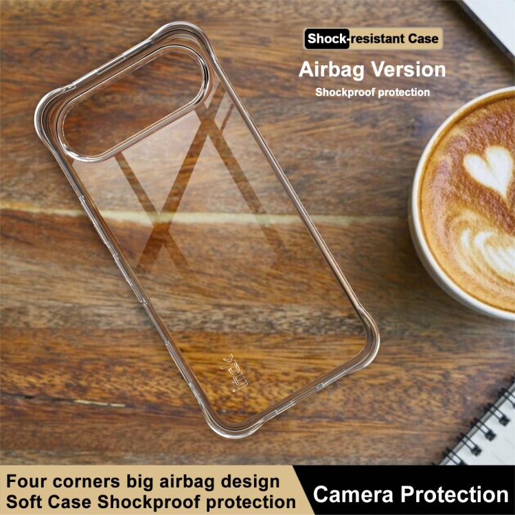 For Honor 500 Pro Global/500 Global 155.8mm imak Shockproof Airbag TPU Phone Case - Transparent
