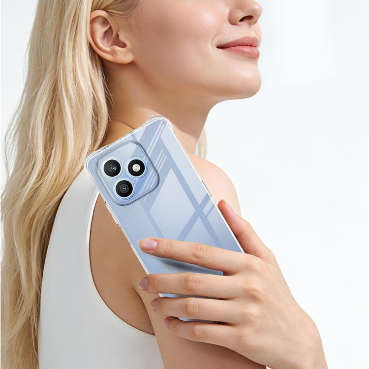For Honor X8d 4G imak Shockproof Airbag TPU Phone Case - Transparent