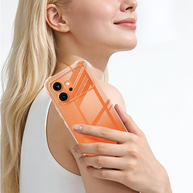 For Honor 600 Global imak Shockproof Airbag TPU Phone Case - Transparent