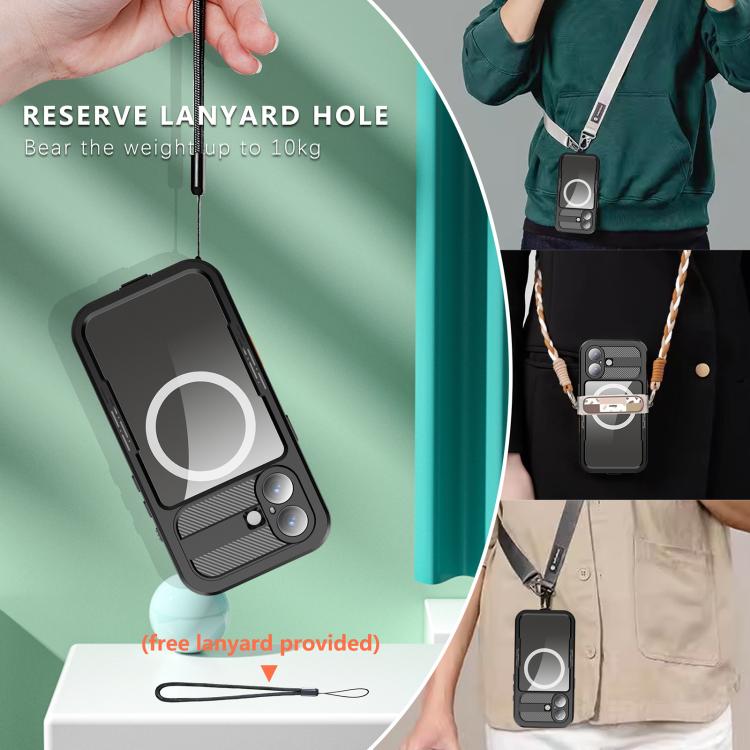 For iPhone 17 RedPepper IP68 Waterproof Triple-proof MagSafe Phone Case