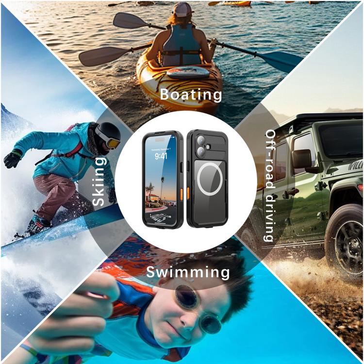 For iPhone 17 RedPepper IP68 Waterproof Triple-proof MagSafe Phone Case