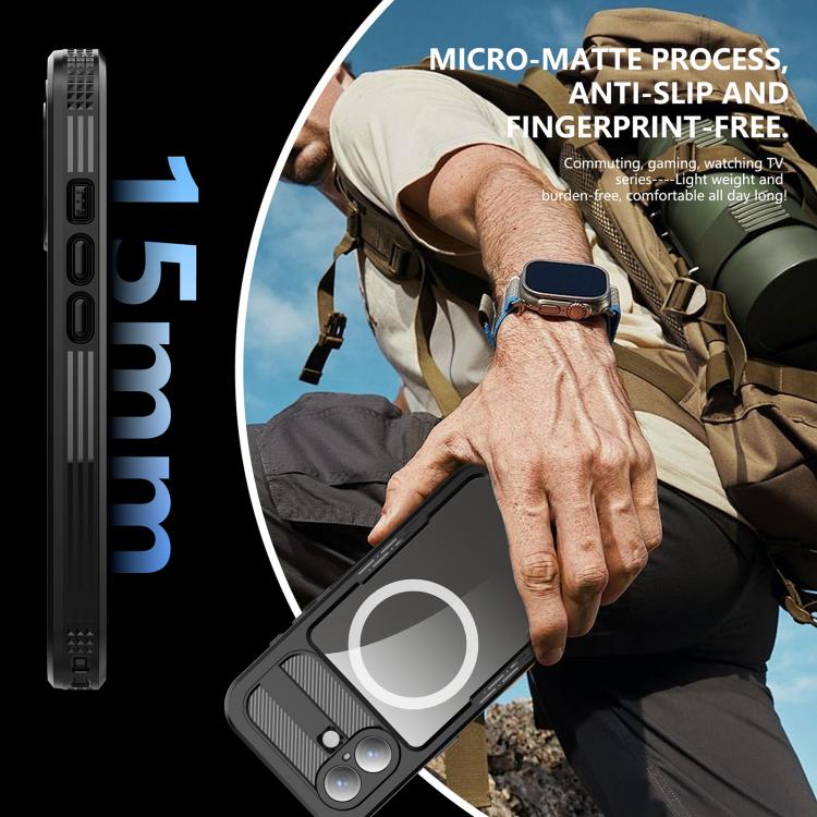 For iPhone 17 RedPepper IP68 Waterproof Triple-proof MagSafe Phone Case