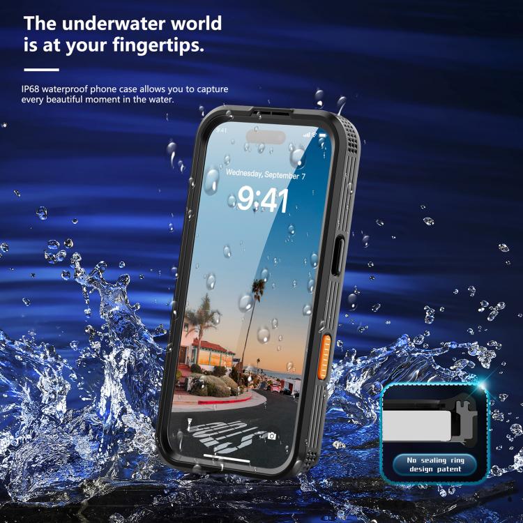 For iPhone 17 RedPepper IP68 Waterproof Triple-proof MagSafe Phone Case