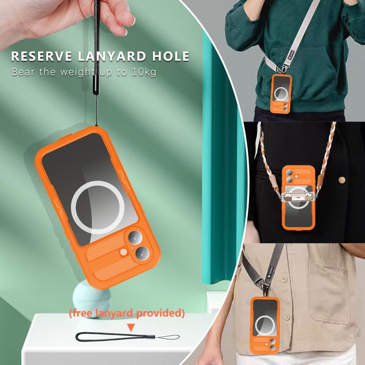 For iPhone 17 RedPepper IP68 Waterproof Triple-proof MagSafe Phone Case