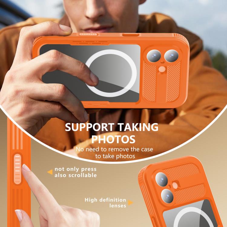 For iPhone 17 RedPepper IP68 Waterproof Triple-proof MagSafe Phone Case