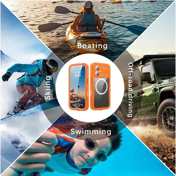 For iPhone 17 RedPepper IP68 Waterproof Triple-proof MagSafe Phone Case