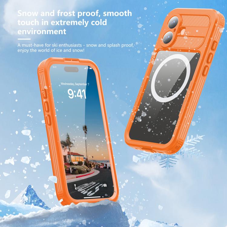 For iPhone 17 RedPepper IP68 Waterproof Triple-proof MagSafe Phone Case