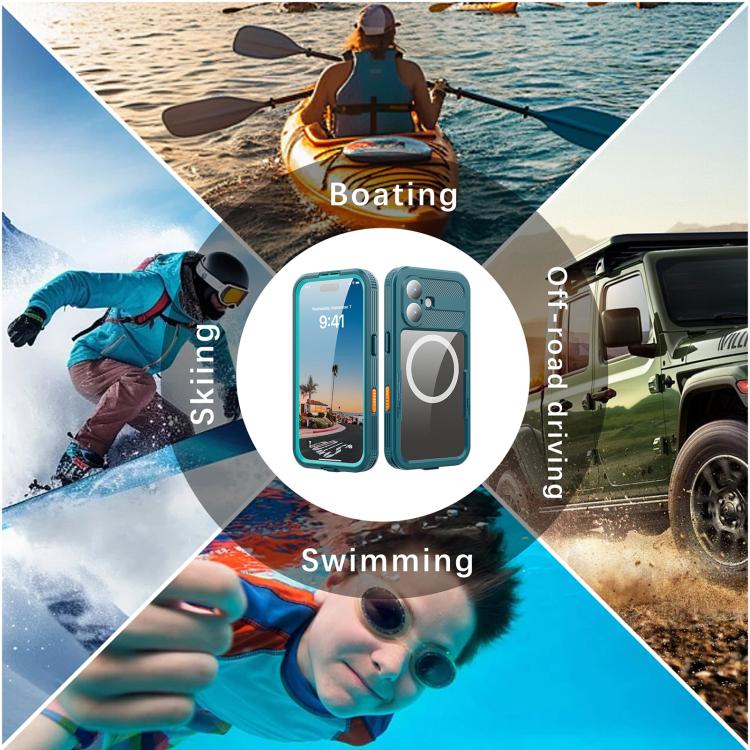 For iPhone 17 RedPepper IP68 Waterproof Triple-proof MagSafe Phone Case