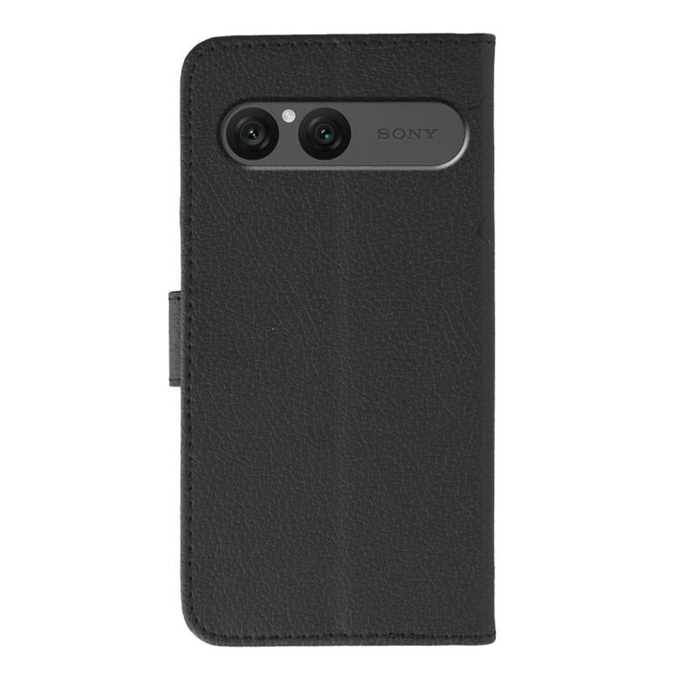 For Sony Xperia 10 VII Feather Pattern Litchi Texture Leather Phone Case